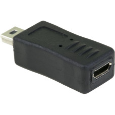 Micro USB Female to Mini USB Male Adapter Converter For Data Charging