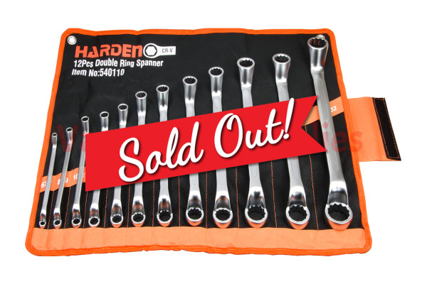 12pcs Dual Head Double Box End Ring Spanner Wrench Deep Offset 6-32mm