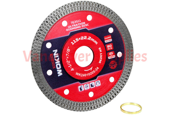 4-1/2inch Diamond Cut-Off Discs Masonry Tile Granite Marble Porcelain