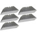 200Pc Utility Knife Razor Blade Refill Replacement Double Sided Blades
