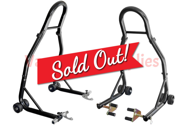 Motorcycle Front Rear Swingarm Spools Lift Stands Jack Service Stands