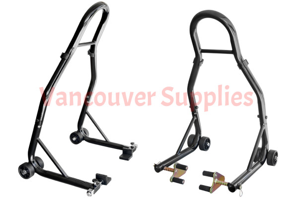Motorcycle Front Rear Swingarm Paddle Lift Stands Jack Service Stands