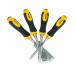 4pc CRV Woodwork Chisel Carving Woodworking Chisels Metal Strike Plate