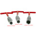 Universal Set of 3 Spark Plug T-Wrench Spanners 14mm 16mm 21mm Sockets