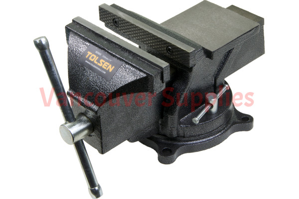 Tolsen Swivel Base Work Bench Table Vice Clamp 6inch 150mm with Anvil
