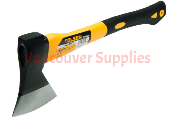 Carbon Steel 21oz 600g Hatchet Axe Fiberglass Body Rubberized Handle