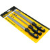 3pcs Carbon Steel Rasp File Set Grinder Half Round Flat Wood Woodwork