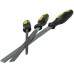 3pcs Carbon Steel Rasp File Set Grinder Half Round Flat Wood Woodwork