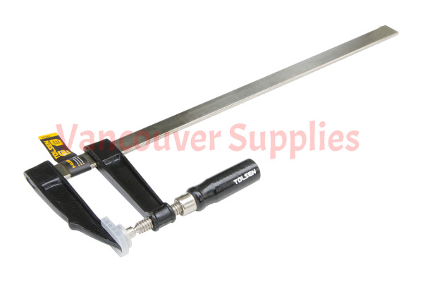 Heavy Duty Forged Steel F-Clamp 120x500mm Wood Screw Adjustable Handle