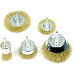 5pcs Wire Brush Wheel Set Rust Paint Cleaning Drill Bit Attachment Cup