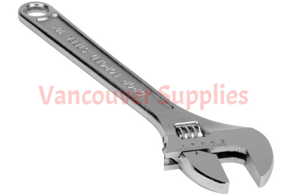 10inch 250mm Universal Adjustable Jaw Steel Wrench Measurement Scale