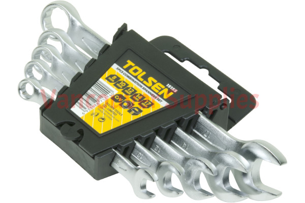 5pcs Combination Metric Spanners Wrench Set 8mm 10mm 12mm 14mm 17mm