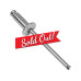100pcs Metal M4 4x10mm Aluminum Open End Blind Dome Head Rivet Rivets