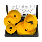 8pcs Hole Saw Set 64-127mm Wood Plastic Boring Drill Circle Cutter Set
