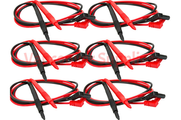6Pairs VoltMeter Fine Needle Probes Leads Needle Tester Wire Pen Cable