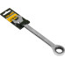 19mm Metric Chromed Ratchet Gear Spanner Fixed Head Combination Wrench