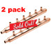 2 Pack 3/4in Inlet 1/2in PEX Water Outlet 6 Ports Closed End Manifold