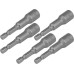 5pcs ¼ Hex 10mm 65mm Professional Metric Socket Magnetic Nut Drivers