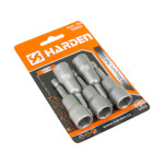 5pcs ¼ Hex 12mm 65mm Professional Metric Socket Magnetic Nut Drivers