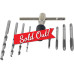 9Pcs Hand Tap Set Screw Thread Taps T-Wrench Reamer M3-M6 Twist Drill