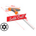 T30 T-Handle Torx Security Pin 6 Point Star Key CRV Screwdriver Wrench