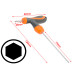 2mm T-Handle Hexagon Torque 6Point Hex Key CRV TPR Screwdriver Wrench