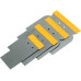 4pcs Scraper Set Steel Blades Putty Drywall Flexible Tapping Knife