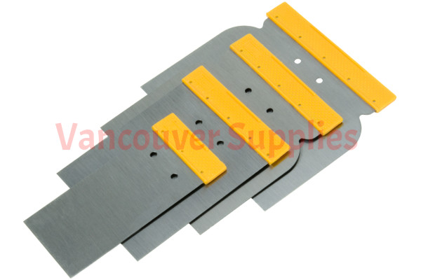 4pcs Scraper Set Steel Blades Putty Drywall Flexible Tapping Knife