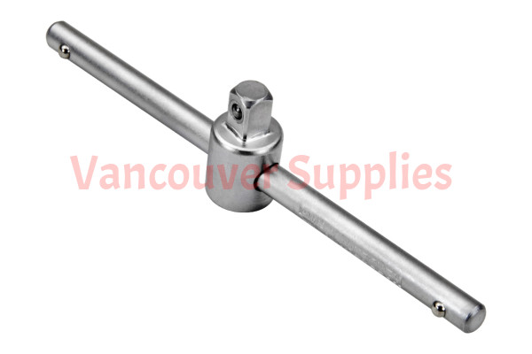 1/4in Drive Sliding T Bar Handle Socket Wrench Spanner 4 1/3inch Long