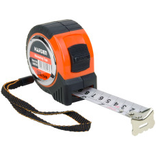  5M 16.5FT Carpenter Rubber Heavy Duty Measuring Tape Metric Imperial