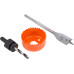 Wood Door Lock Hole Saw Installation Set Metal Holesaw Drill Bit Arbor