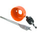 Wood Door Lock Hole Saw Installation Set Metal Holesaw Drill Bit Arbor
