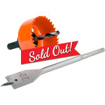 Wood Door Lock Hole Saw Installation Set Metal Holesaw Drill Bit Arbor