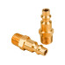 Brass Air Tool Fittings 1/4 NPT Male to Male type Plug 727 Connector