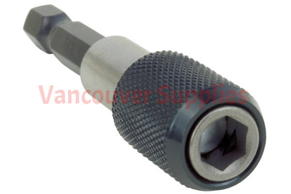 1/4 60mm Hex Shank Quick Release Drill Magnetic Screwdriver Bit Holder