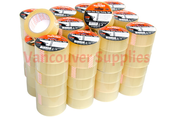 72 Rolls Shipping Sealing Box Carton Packing Packaging Tape 48mmx100m