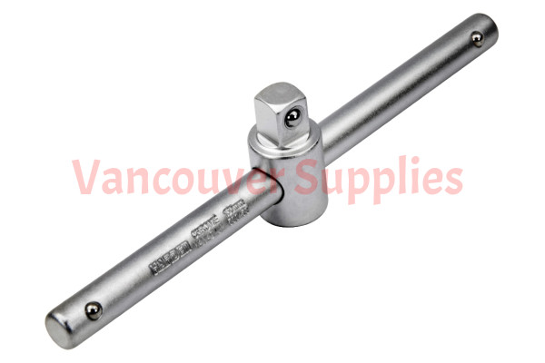 10mm 3/8in Drive Sliding T Bar Handle Socket Wrench Spanner 5-7/8inch