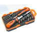 42pcs Hexagon Torx PH Slotted Bits Ratcheting Screwdriver Sockets Set