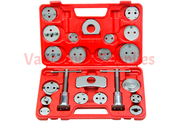 22pcs Universal Disc Brake Caliper Set Wind Back Tool Pad Replacement