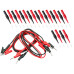 24pcs Needle Test Leads Automotive Back Probes Banana Alligator Clips