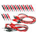 24pcs Needle Test Leads Automotive Back Probes Banana Alligator Clips