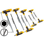 8pcs Hex Hexagon T-Handle CRV Screwdrivers H2 H2.5 H3 H4 H5 H6 H8 H10