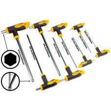 8pcs Hex Hexagon T-Handle CRV Screwdrivers H2 H2.5 H3 H4 H5 H6 H8 H10