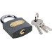 50mm Heavy Duty Cast Iron Padlock Outdoor Safety Security Lock 3 Keys