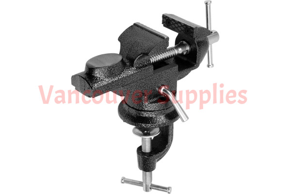 Portable Swivel Base Work Bench Table Top Vice Vise 2inch 50mm Anvil