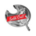 70mm Stainless Steel Armor Brass Cylinder Disc Padlock Round Lock 2Key
