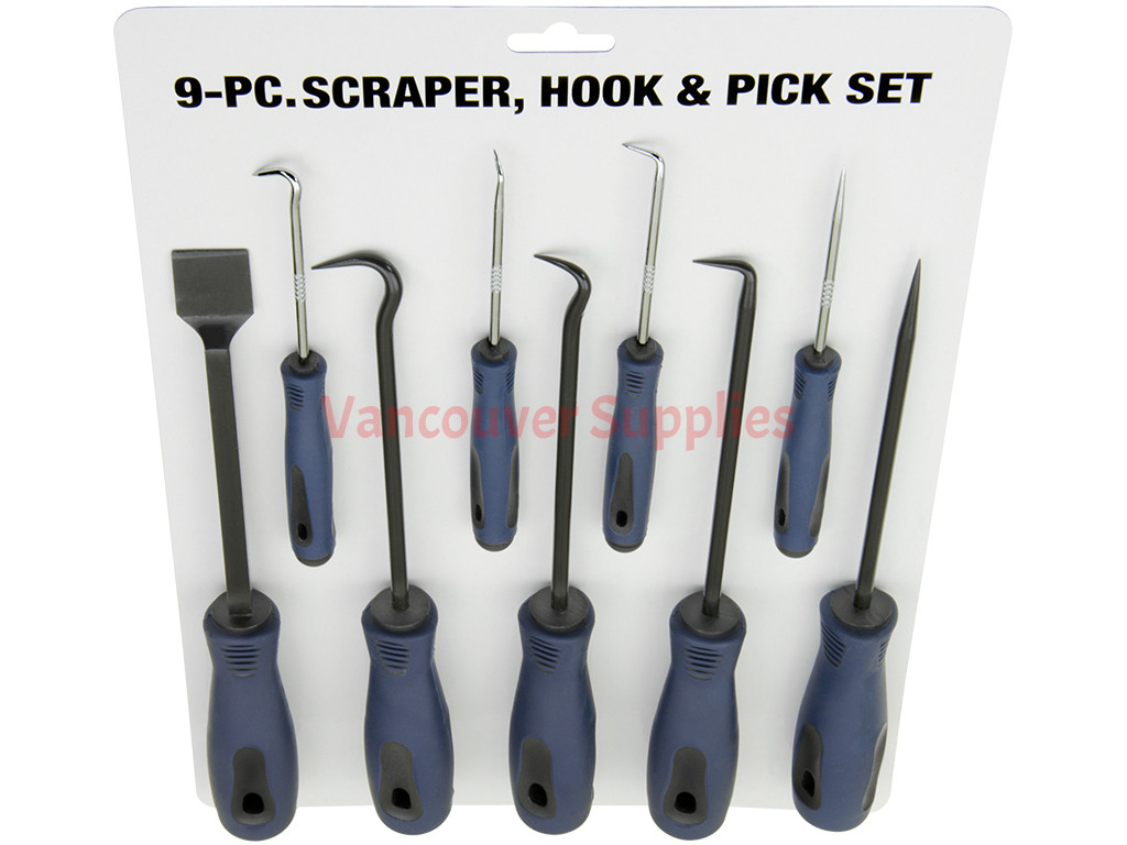 9pcs Car O-ring Oil Seal Removal Puller Tools Pick Hook Scraper