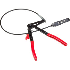 Long Reach Ratcheting Remote Access Hose Clamp Pliers 24in Cable Tool